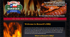 Desktop Screenshot of bennettsbbq.com